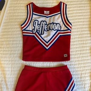 Cheerleading costume